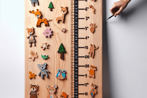 DIY Personalized Wooden Growth Chart for Kids