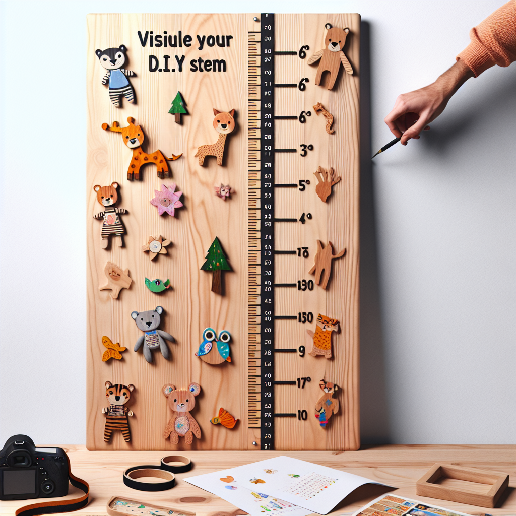 DIY Personalized Wooden Growth Chart for Kids