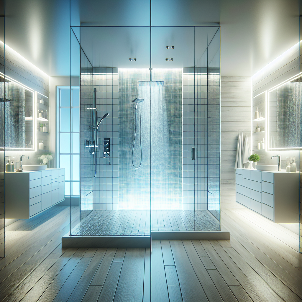 Modern Bathroom Makeover Featuring a Walk-In Shower