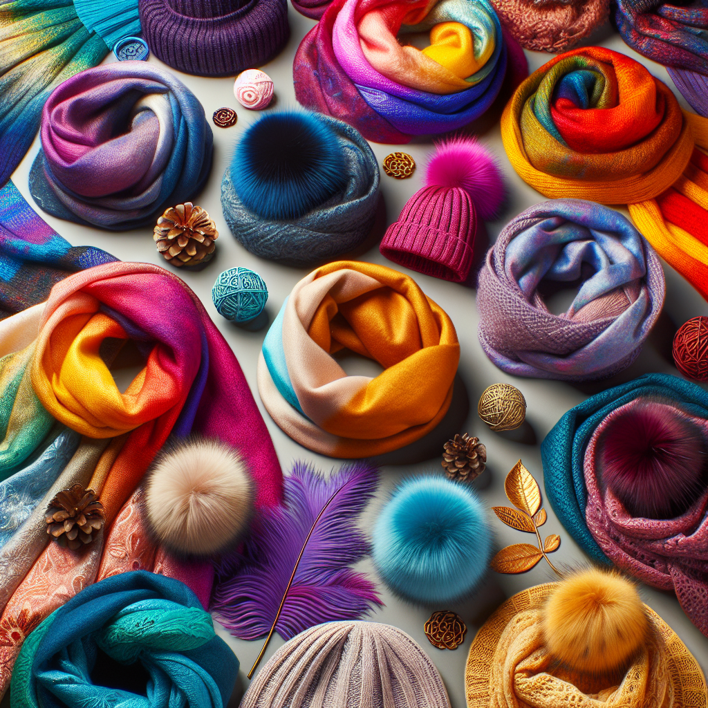 Vibrant Scarves and Hats: Bold and bright colors in accessories are in vogue. Scarves and hats in striking shades can add a pop of color to your winter wardrobe​​.