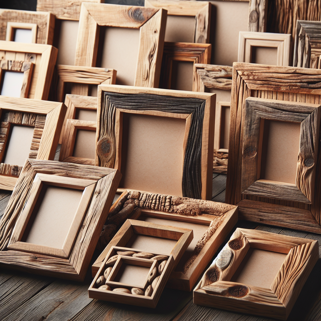 Reclaimed Wood Picture Frames