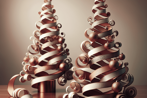 Design a Stylish DIY Christmas Ribbon Tree for a Modern Twist on Traditional Holiday Decor