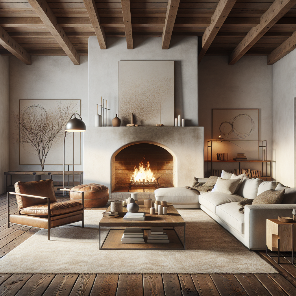 Creating a Modern Rustic Living Room Retreat