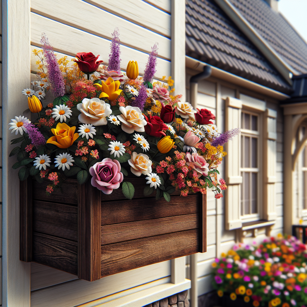 Flower Box Flair: Adding Color and Life to Your Home's Exterior