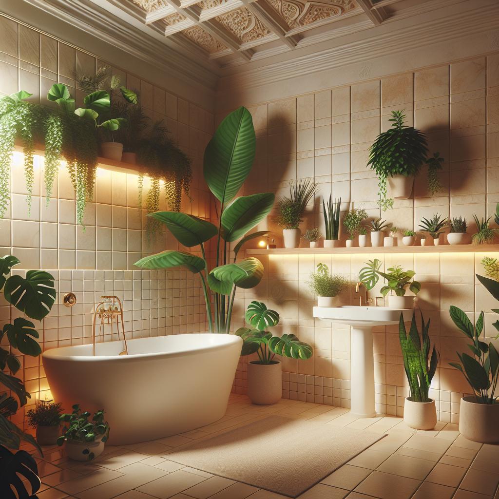 Creating a Bathroom Oasis with Indoor Plants