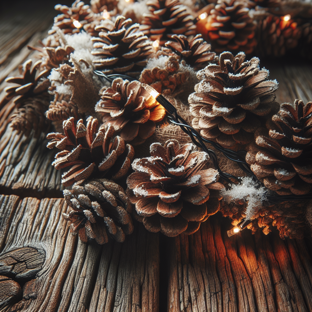 Craft Beautiful Christmas Pinecone Garlands for a Natural and Rustic Touch to Your Decor