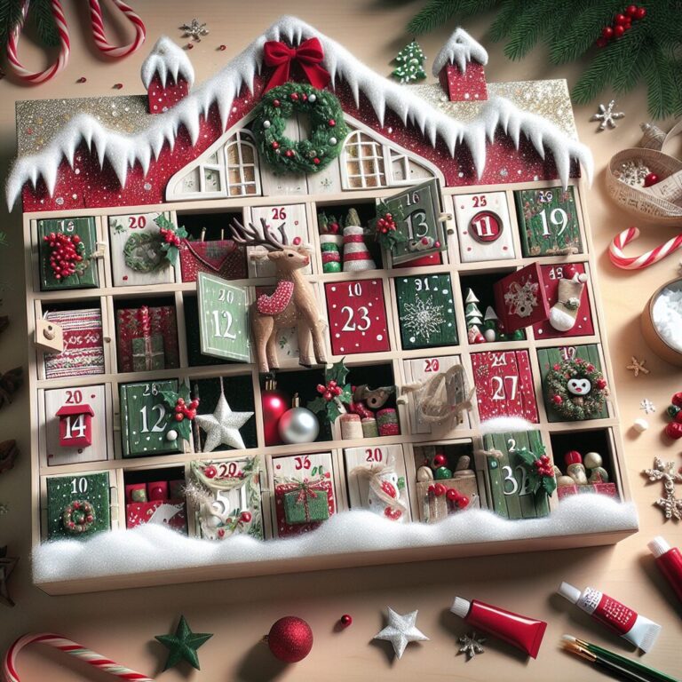 DIY Christmas Advent Calendar. Make an advent calendar for a fun countdown to Christmas.