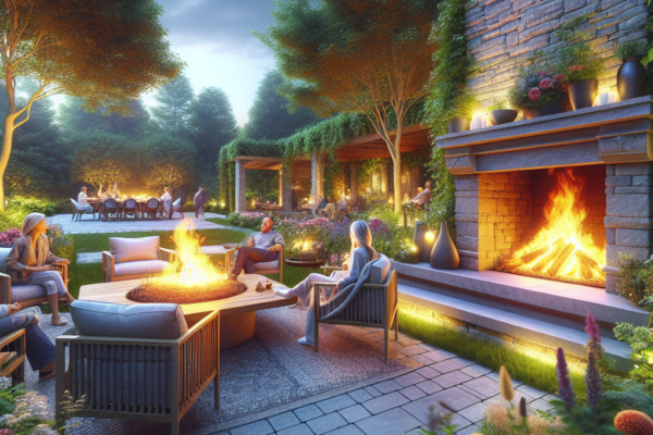 Outdoor Fireplace Focus: Creating a Warm Gathering Spot Outside