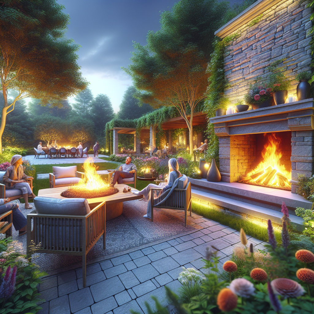 Outdoor Fireplace Focus: Creating a Warm Gathering Spot Outside