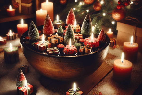 Create a Festive Atmosphere with Handmade Christmas Floating Candles for a Warm Holiday Glow