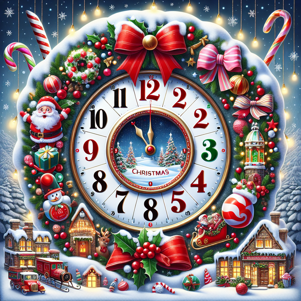 Craft a Fun and Festive Christmas Countdown Clock for an Exciting Way to Await the Big Day