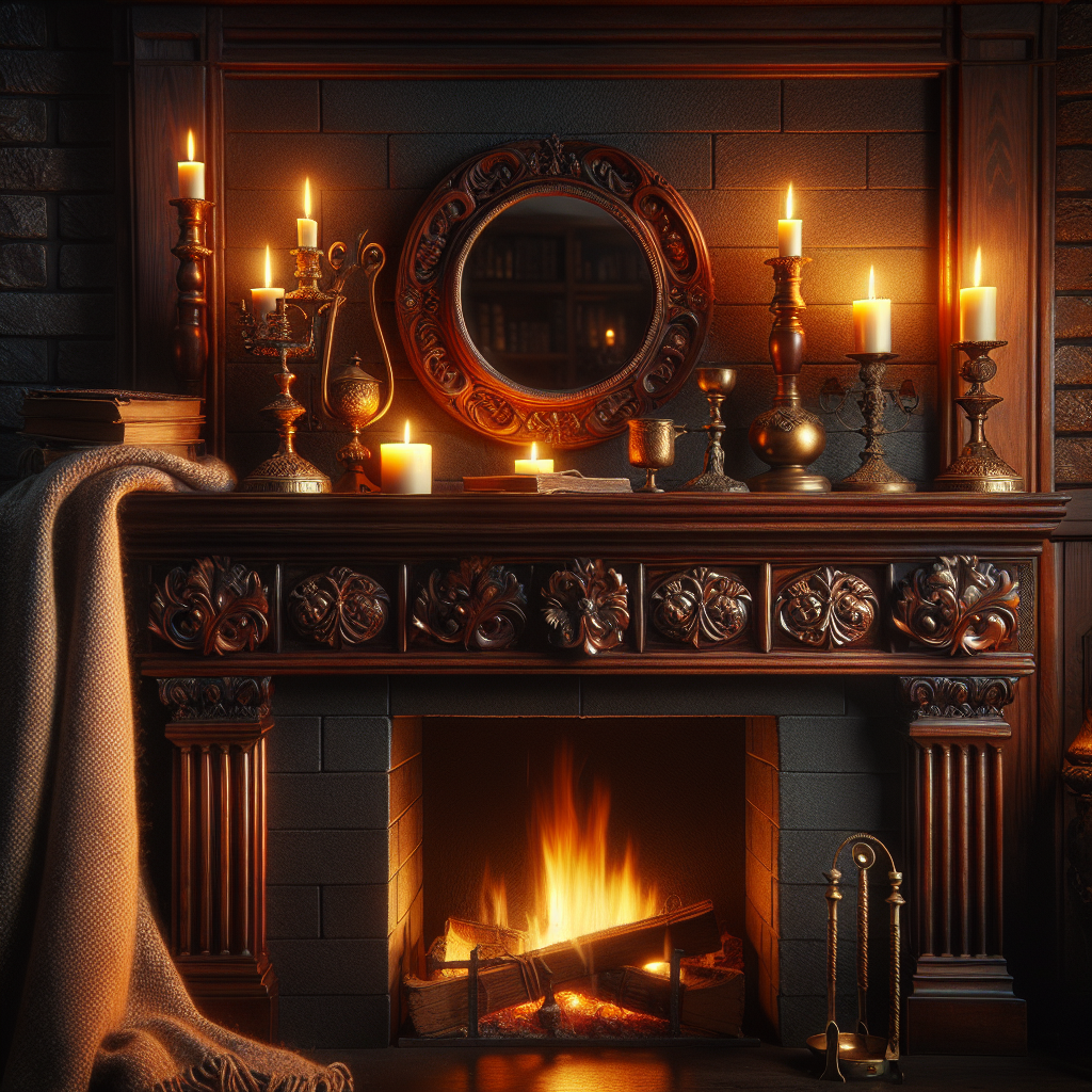 Creating a Warm and Inviting Fireplace Mantel