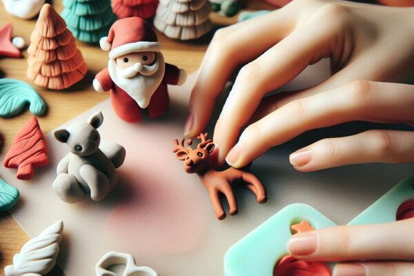 Christmas Clay Figurines. Mold and paint clay figurines for a personal touch.
