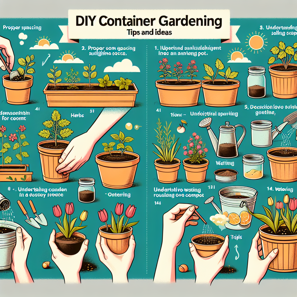 DIY Container Gardening: Tips and Ideas