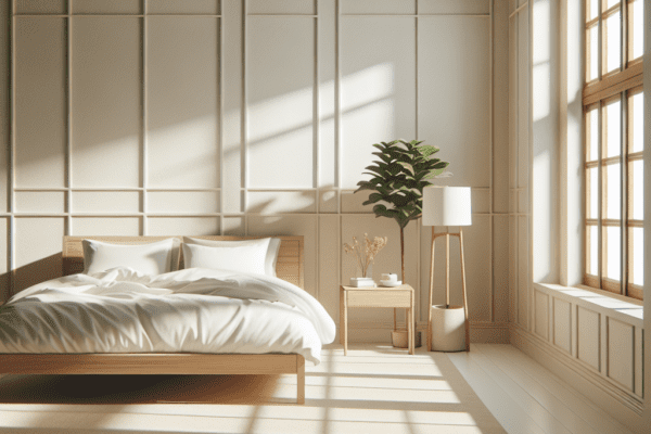 Minimalist Approach to a Clutter-Free Bedroom