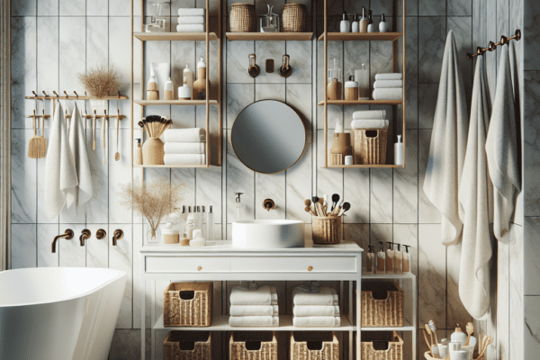 Chic Storage Solutions for Clutter-Free Bathrooms