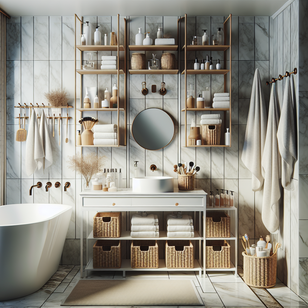Chic Storage Solutions for Clutter-Free Bathrooms