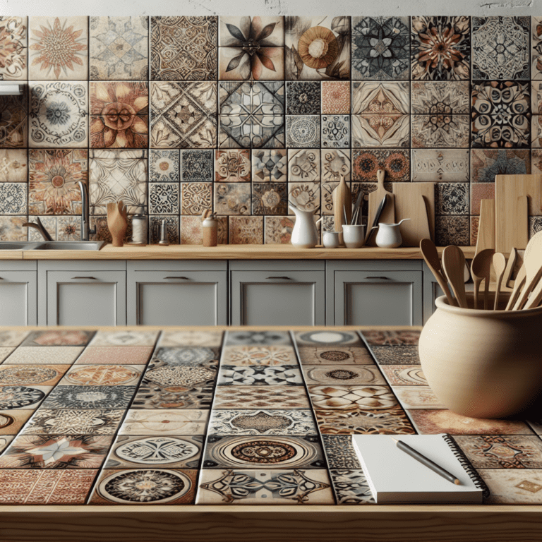 Designing a Kitchen Backsplash with Vinyl Tiles