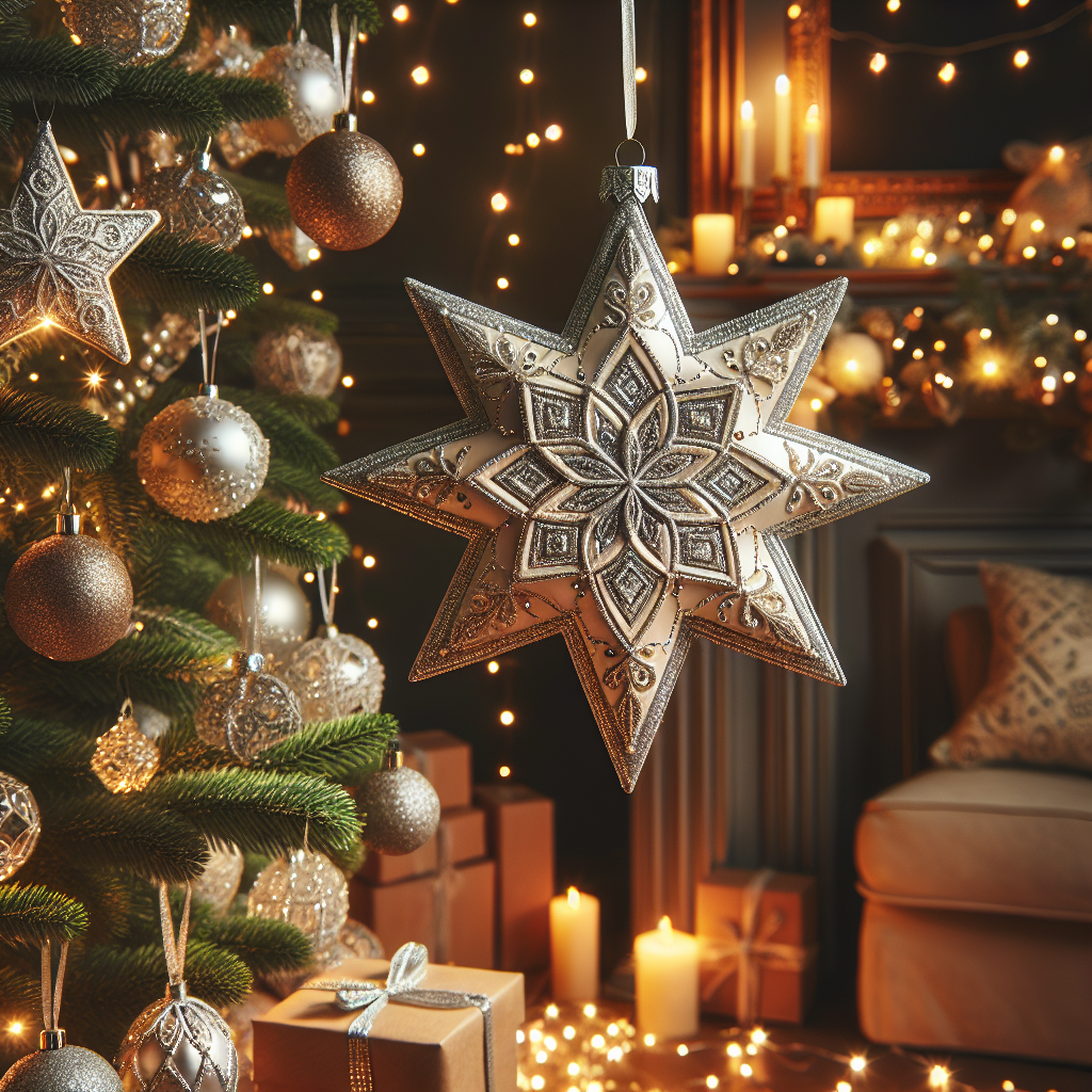 Craft Elegant Christmas Star Decorations to Add a Touch of Sophistication to Your Holiday Setup