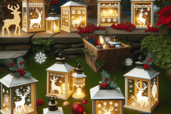 Build Your Own Outdoor Christmas Lanterns to Illuminate Your Garden with Holiday Spirit
