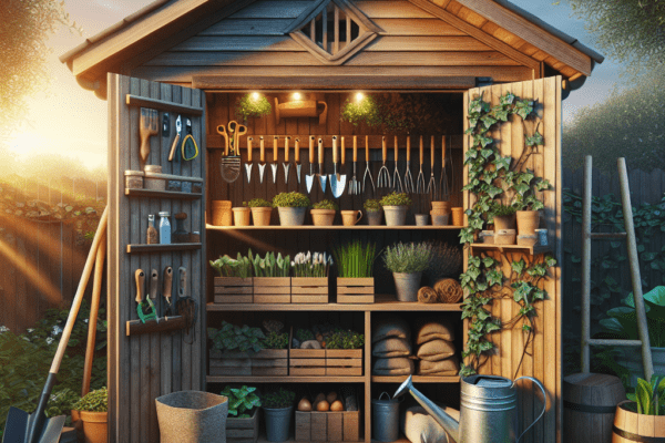 DIY Garden Shed: Storage Solutions