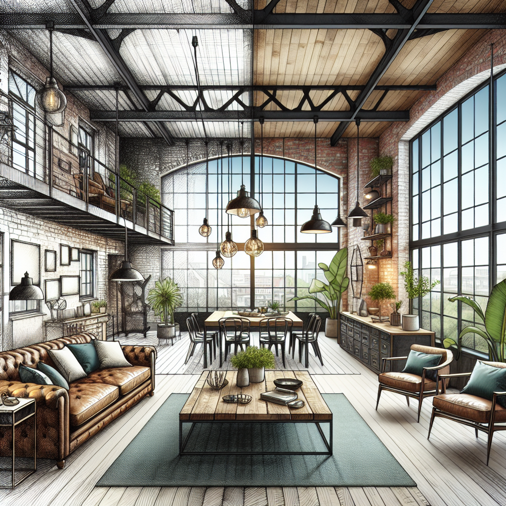 Industrial Chic: Transforming Your Living Room with an Edge