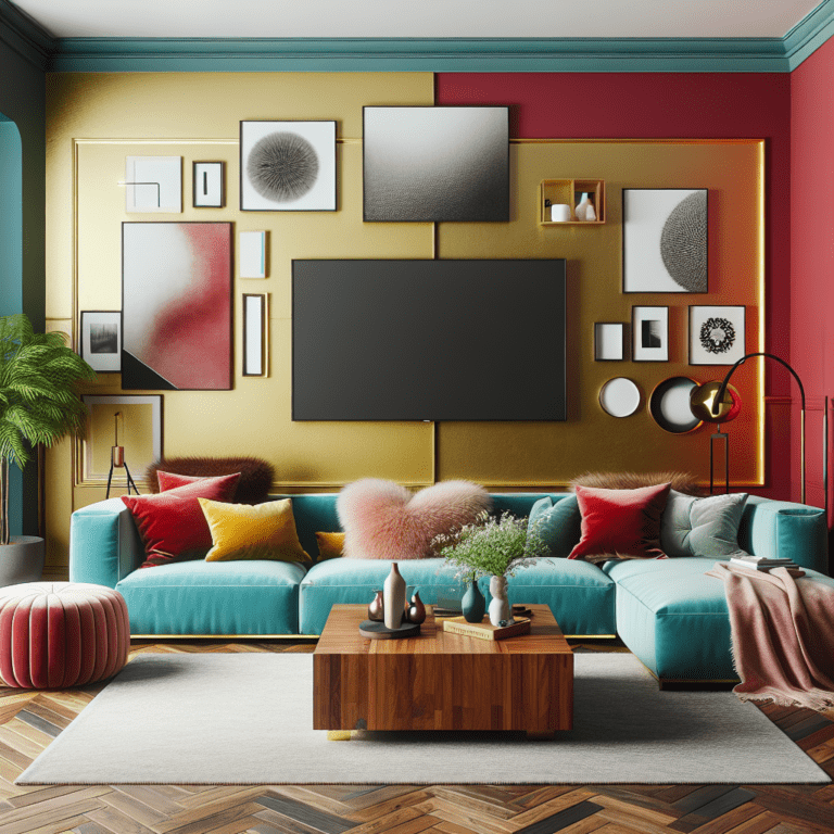Revitalizing Your Living Space with Vibrant Accent Walls