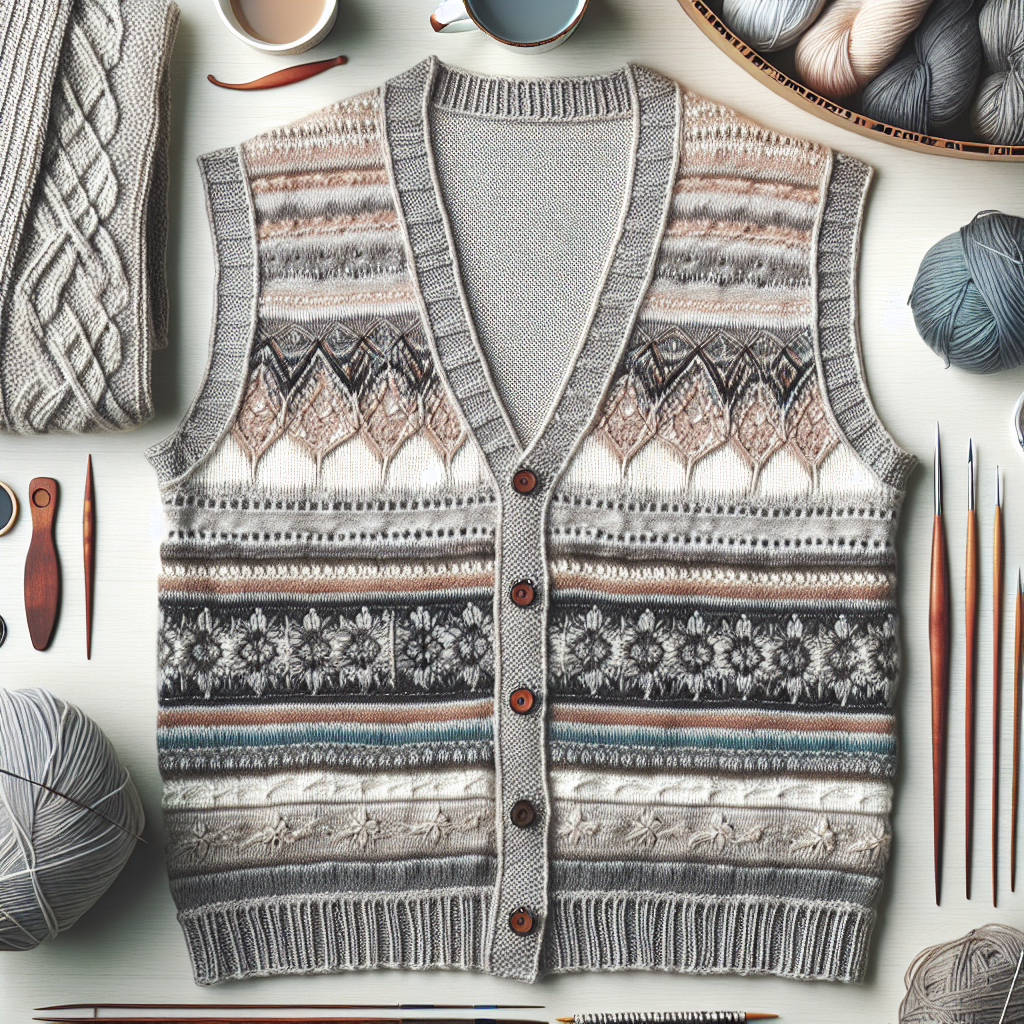 V-Neck Vest Knitting Patterns: These patterns offer both classic and contemporary designs, perfect for achieving the grandpa chic look​​.