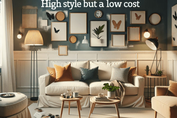 Budget-Friendly Living Room Makeover: High Style, Low Cost