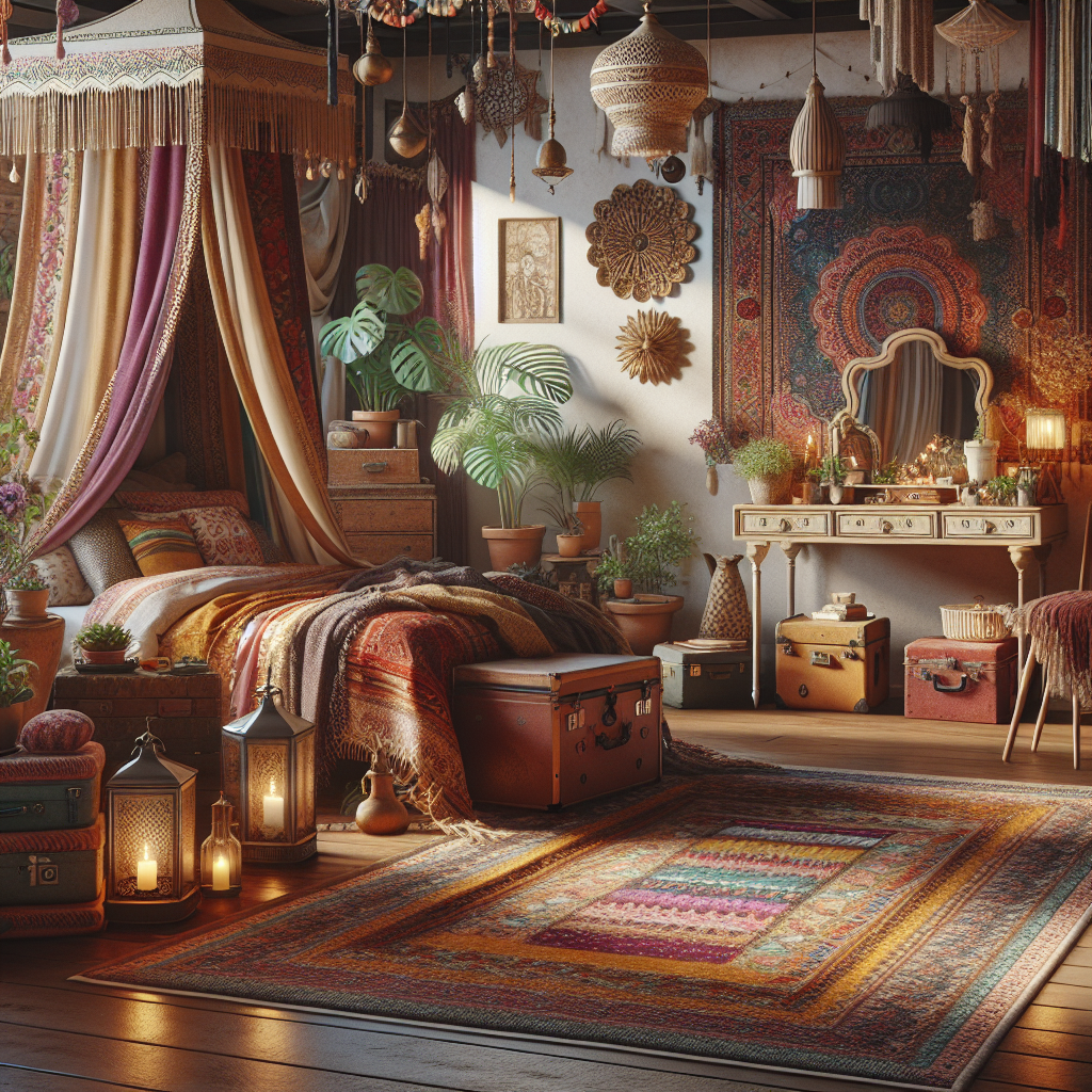 Boho Chic: Personalizing Your Bedroom with Bohemian Flair