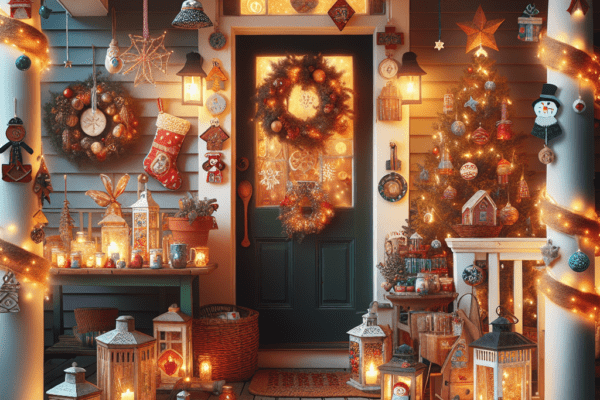 Beautify Your Porch with Easy-to-Make DIY Christmas Decor, Creating a Warm and Inviting Atmosphere