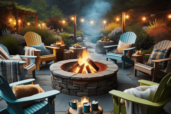 Constructing a Charming Fire Pit Area
