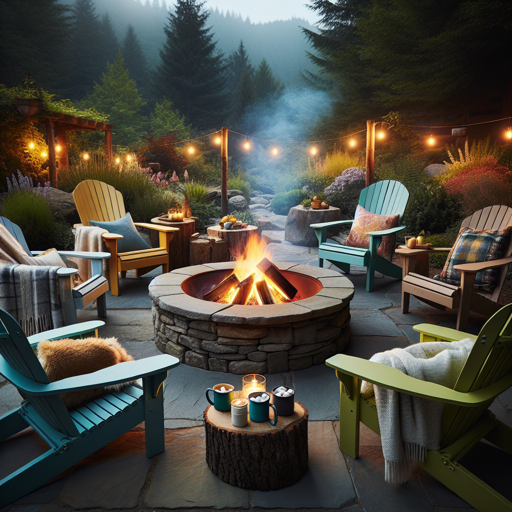 Constructing a Charming Fire Pit Area
