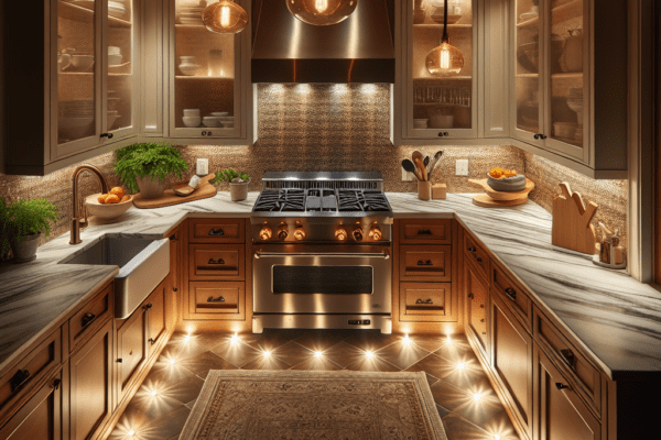 DIY Under-Cabinet Lighting for Ambiance and Utility