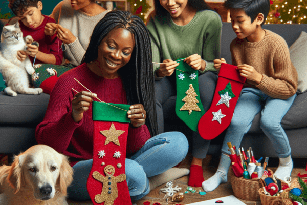 Sew Personalized Christmas Stockings for a Fun and Heartwarming Family Crafting Activity