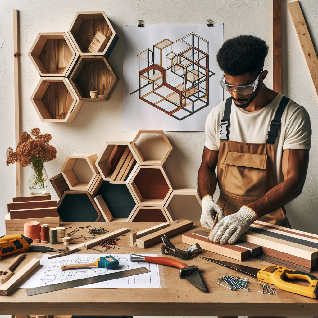 Building a Stylish Hexagon Shelf for Wall Decor