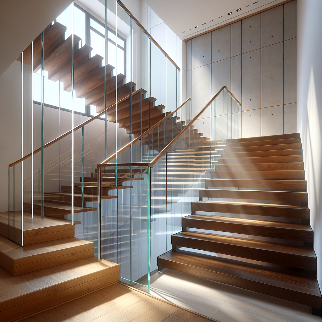 Modernizing Staircases with Sleek Glass Railings
