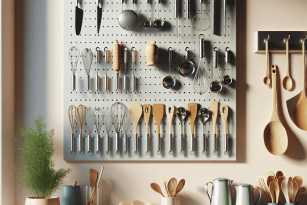Creating a Stylish Kitchen Pegboard for Utensils