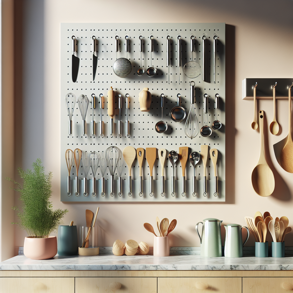 Creating a Stylish Kitchen Pegboard for Utensils