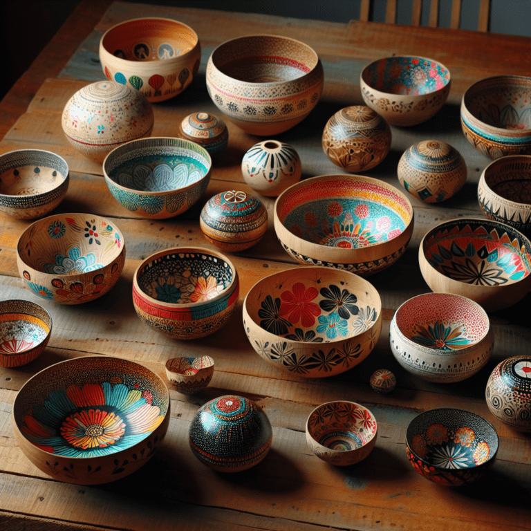 Decorative Paper Mache Bowls
