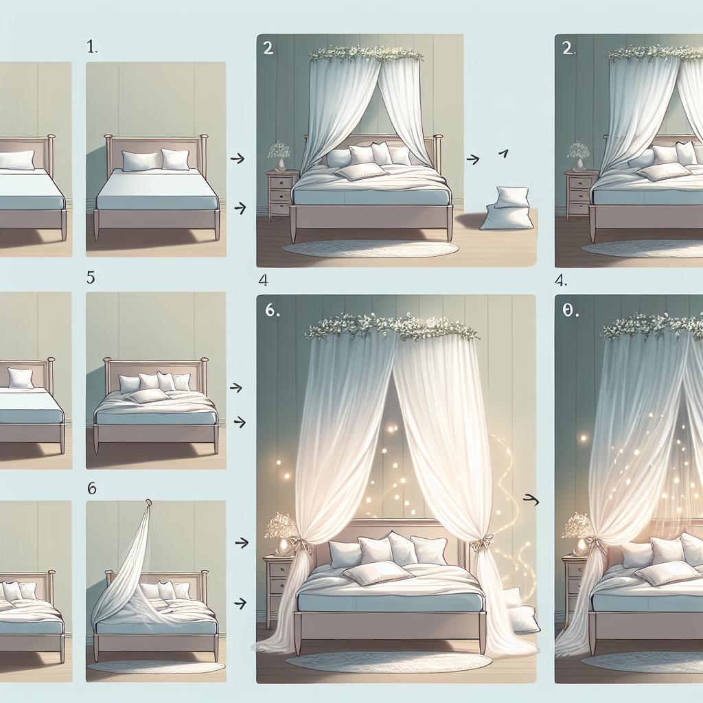 DIY Dreamy Canopy Bed Transformation