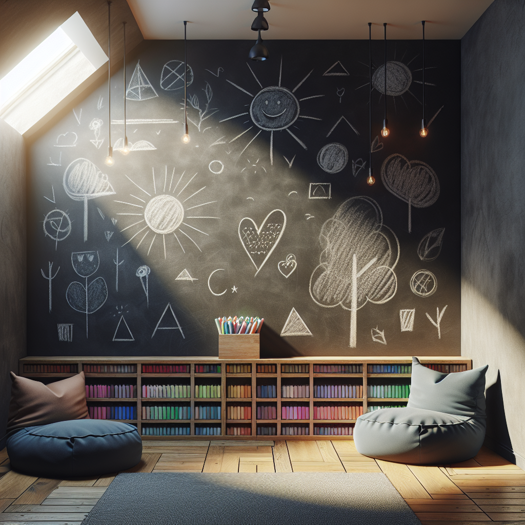 Creating a Chalkboard Wall for Creative Expressions