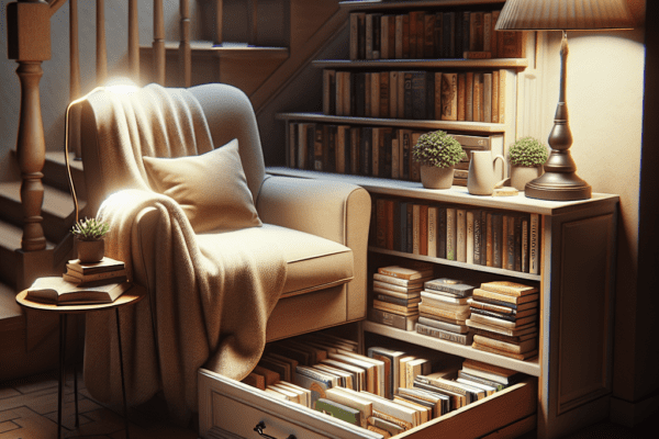 Building a Cozy Reading Nook under the Stairs