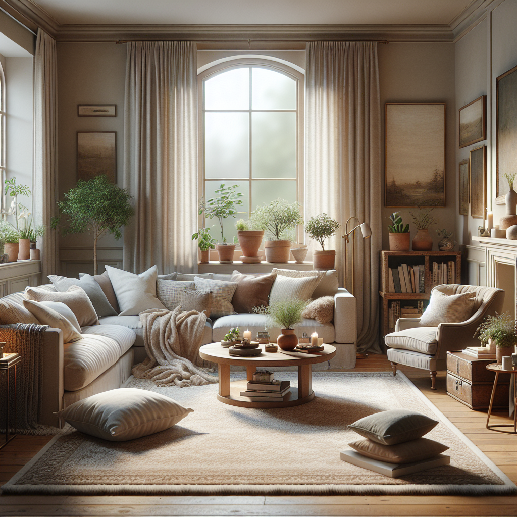 Creating a Serene and Relaxing Living Room Sanctuary