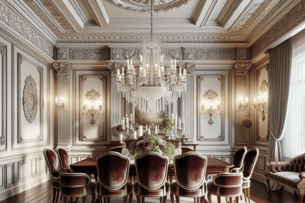 Elegant Dining Room Revitalization with Wainscoting and Crown Molding