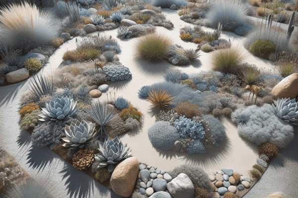 Drought-Tolerant Xeriscape Garden for Water Conservation