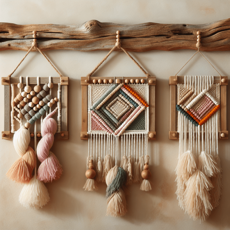 Easy Yarn Wall Hangings