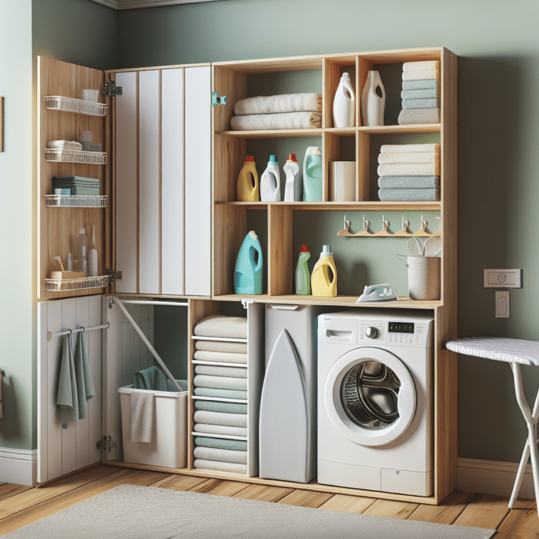 Building a Compact Laundry Room Organizer