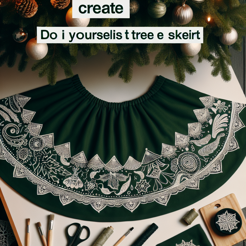 Make Your Own Christmas Tree Skirt for a Unique and Personal Addition to Your Holiday Decor