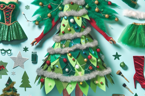 Craft a Whimsical DIY Christmas Tree Costume for a Unique and Festive Holiday Outfit Idea